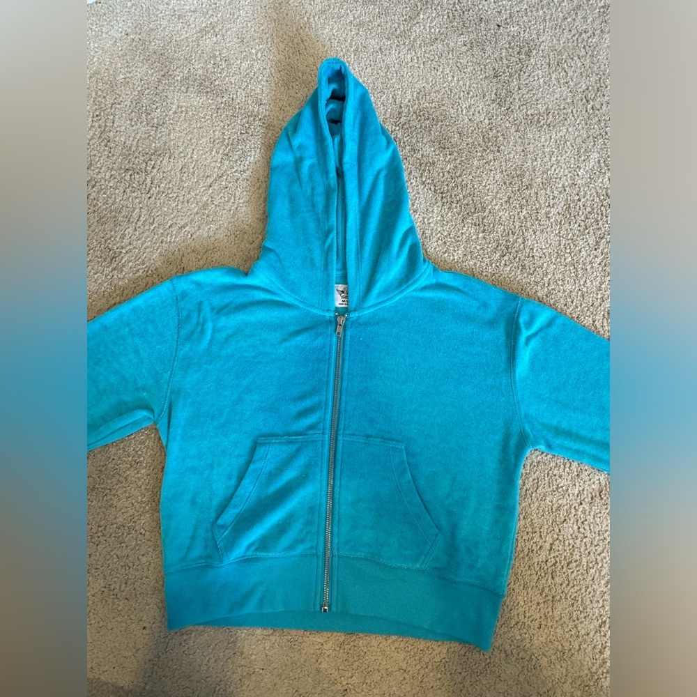 Blue and orange boys lie zip up